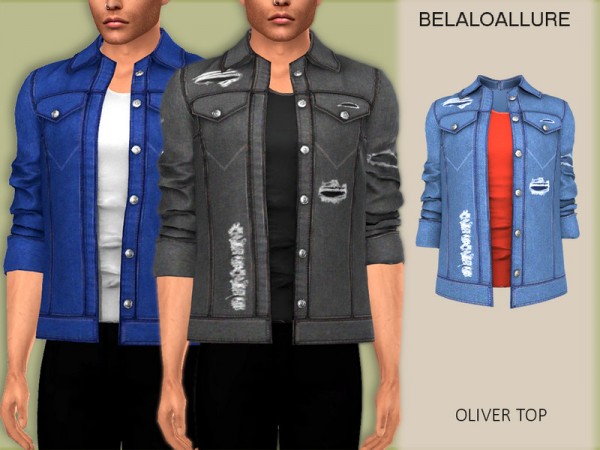  The Sims Resource: Oliver top by belal1997