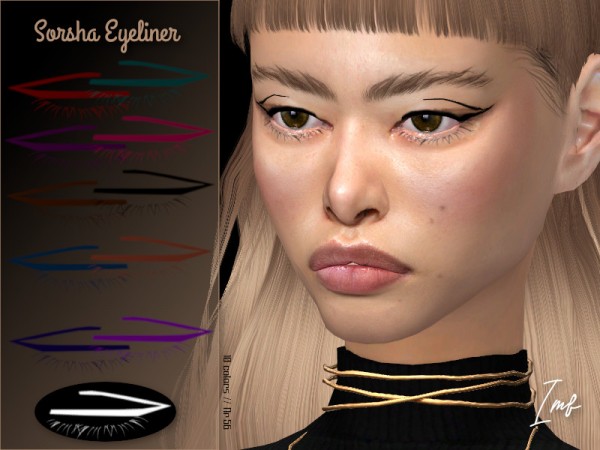  The Sims Resource: Sorsha Eyeliner N.56 by IzzieMcFire