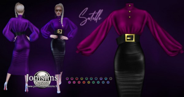  Jom Sims Creations: Miss satelle dress