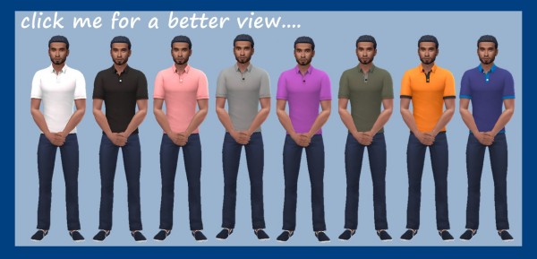  Sims 4 Sue: Basic polo