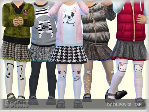  The Sims Resource: Tweed Skirt by bukovka