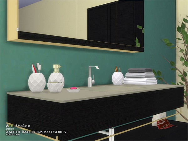  The Sims Resource: Xanthe Bathroom Accessories by ArtVitalex
