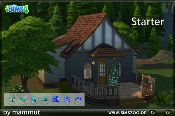  Blackys Sims 4 Zoo: Brook Starter House by mammut