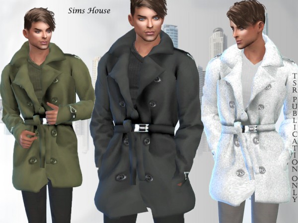  The Sims Resource: Mens cloak by Sims House