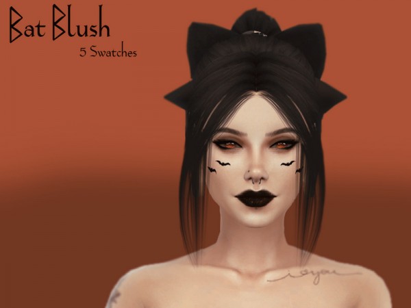  The Sims Resource: Bat Blush by Reevaly