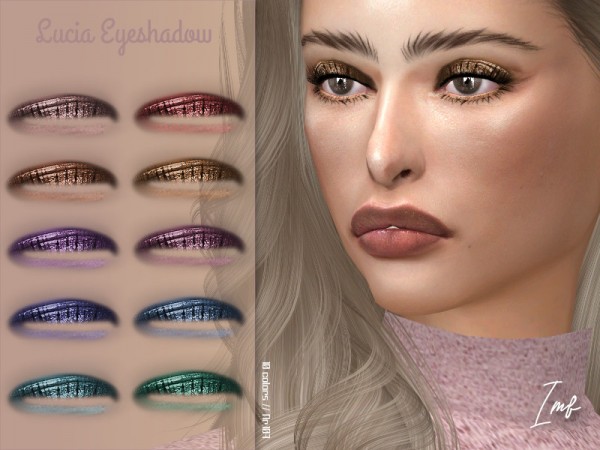 The Sims Resource: Lucia Eyeshadow N.107 by IzzieMcFire