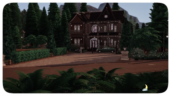 Luna Sims: Glimmerbrook witch mansion