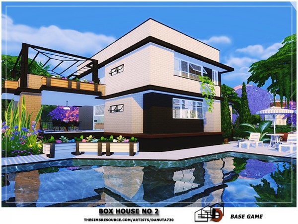  The Sims Resource: Box House No 2 by Danuta720