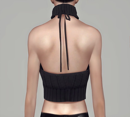  Obsidian Sims: Backless Sweater   Short vers