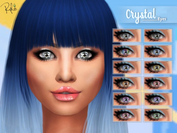  The Sims Resource: Crystal eyes by RobertaPLobo
