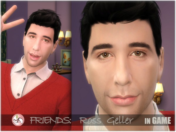  The Sims Resource: FRIENDS   Ross Geller by BAkalia