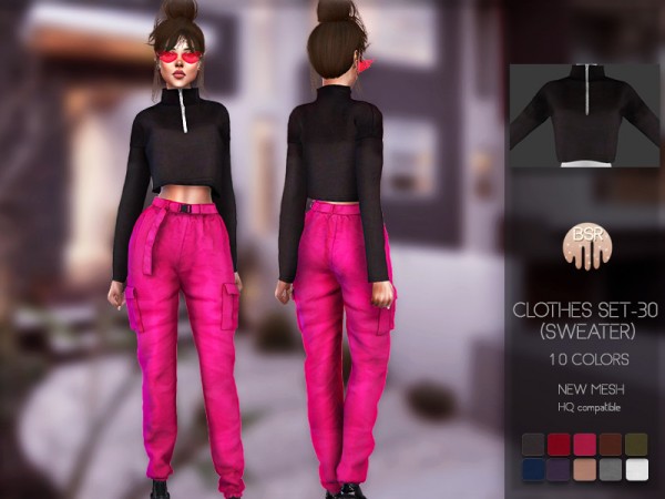  The Sims Resource: Clothes SET 30 Sweater by busra tr