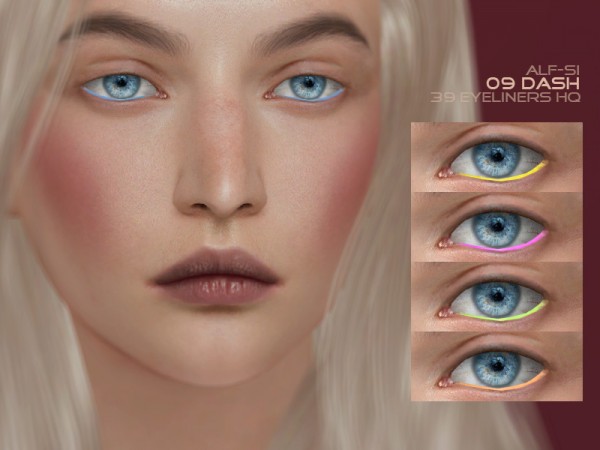  The Sims Resource: Dash Eyeliner 09 HQ by Alf si