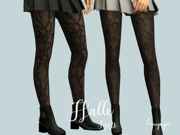  The Sims Resource: Halle Tights by laupipi