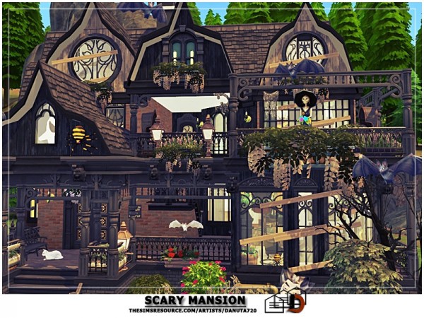  The Sims Resource: Scary Mansion by Danuta720