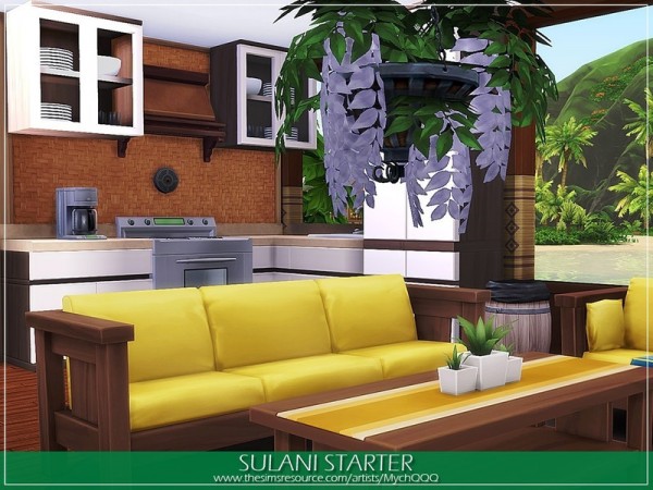  The Sims Resource: Sulani Starter Home by MychQQQ