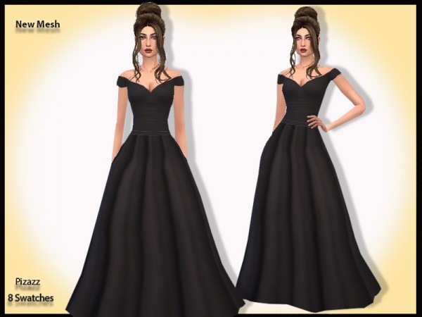  The Sims Resource: Evening Gown by pizazz