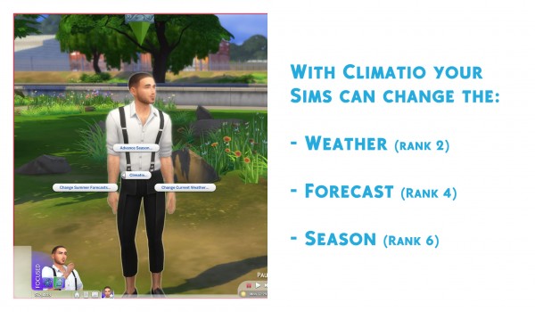 Mod The Sims: Climatio (Weather Controlling Spell) by r3m