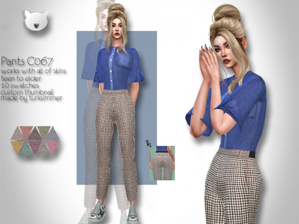  The Sims Resource: Pants C067 by turksimmer