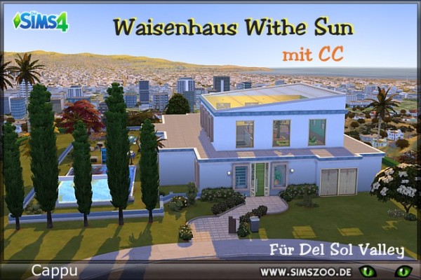  Blackys Sims 4 Zoo: Orphan house Withe Sun by Cappu