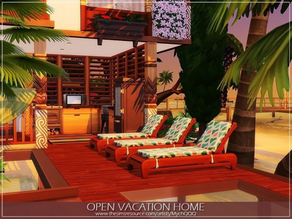  The Sims Resource: Open Vacation Home by MychQQQ