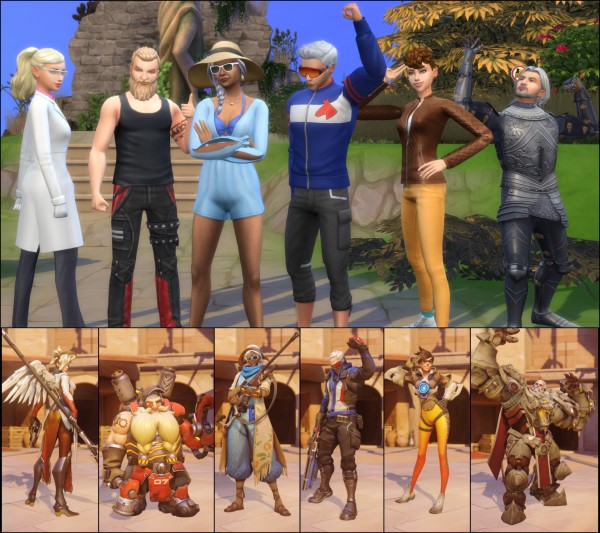 Mod The Sims: Overwatch Save File by LaLuvi • Sims 4 Downloads