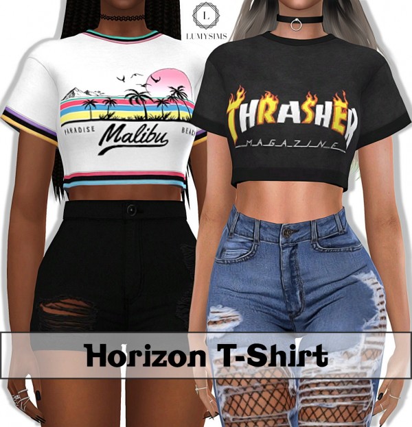  LumySims: Horizon T shirt