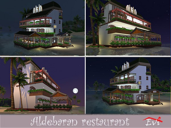  The Sims Resource: Aldebaran Fine restaurant by evi