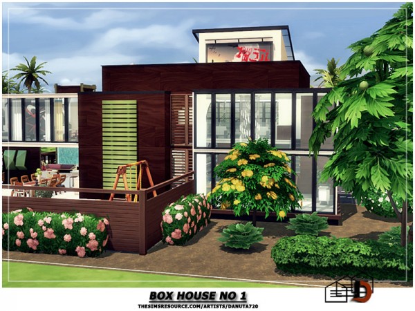  The Sims Resource: Box House No 1 by Danuta720