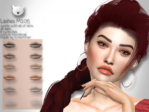  The Sims Resource: Lashes M105 by turksimmer