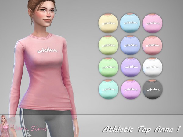  The Sims Resource: Athletic Set Anne 1 by Jaru Sims