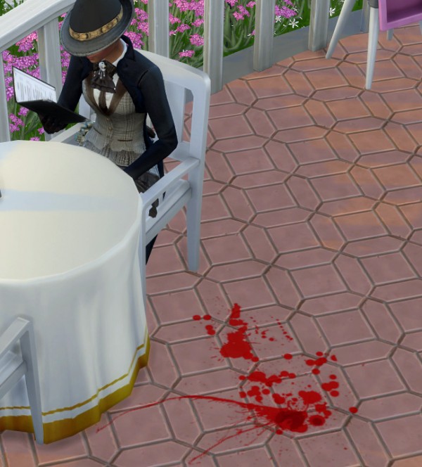  Mod The Sims: Blood and paint floor stains by Velouriah