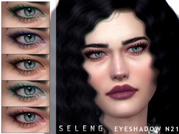  The Sims Resource: Eyeshadow N21 by Seleng