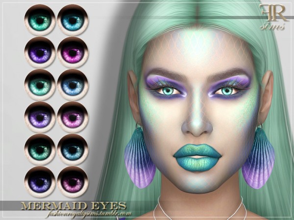  The Sims Resource: Mermaid Eyes by FashionRoyaltySims