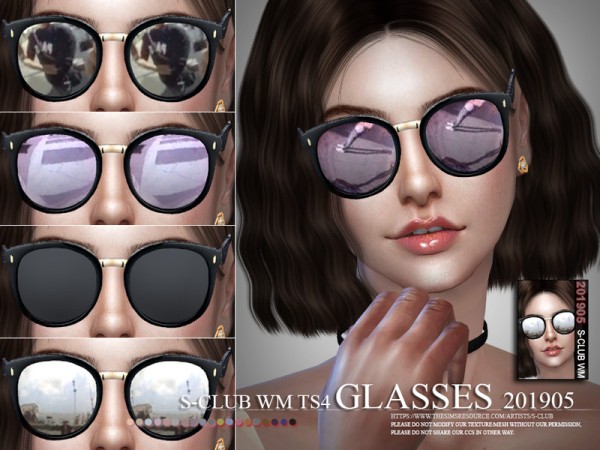  The Sims Resource: Glasses 201905 by S Club