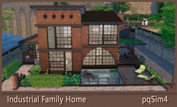  PQSims4: Industrial Family Home