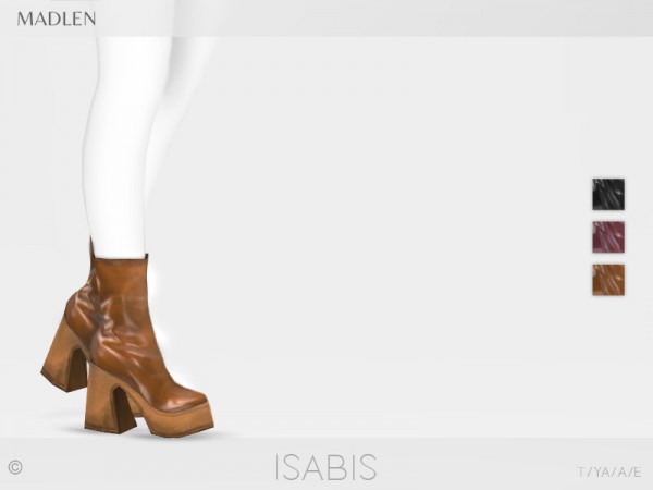  The Sims Resource: Madlen Isabis Boots by MJ95
