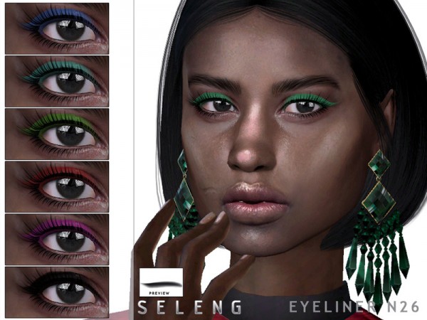  The Sims Resource: Eyeliner N26 by Seleng