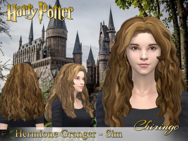  The Sims Resource: Hermione Granger skin by chiringo chan
