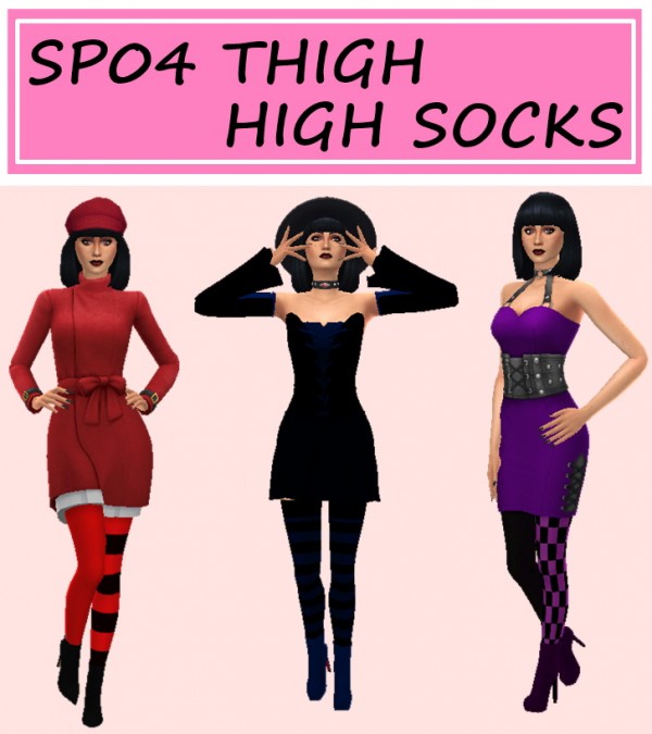  Sims 4 Sue: Thigh high socks
