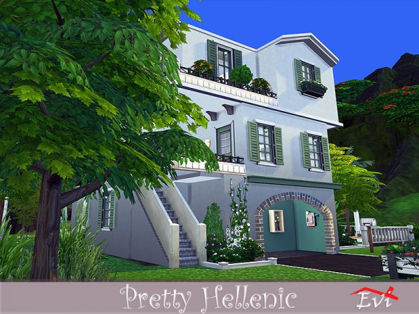  The Sims Resource: Pretty Hellenic House by evi