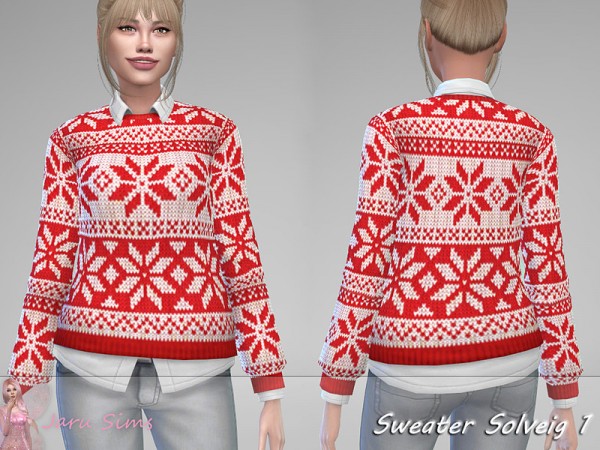  The Sims Resource: Sweater Solveig 1 by Jaru Sims