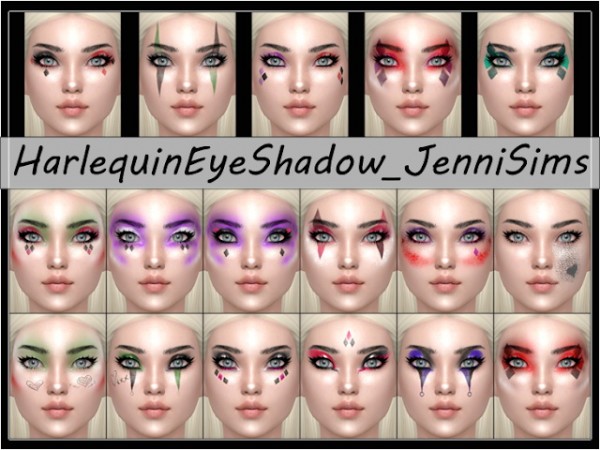  Jenni Sims: Eyeshadow Harlequin