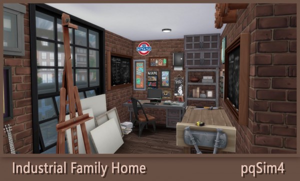  PQSims4: Industrial Family Home
