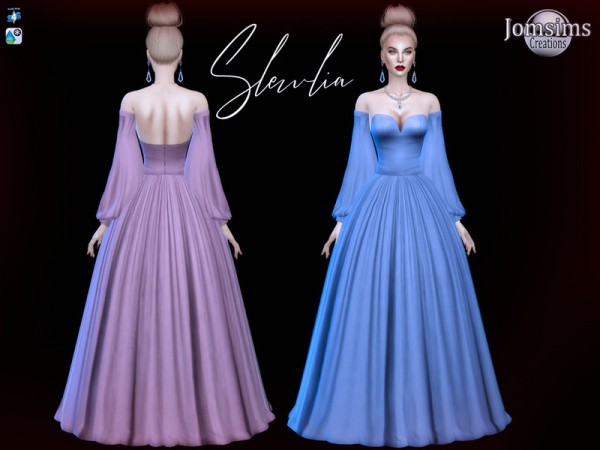  The Sims Resource: Slewlia Dress by jomsims