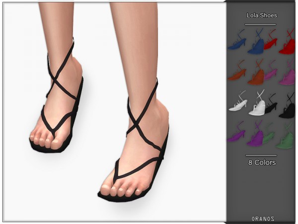  The Sims Resource: Lola Shoes by OranosTR