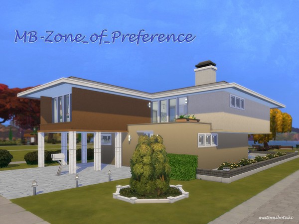  The Sims Resource: Zone of Preference House by matomibotaki