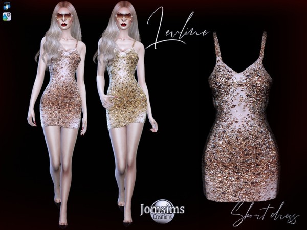  The Sims Resource: Levline dress by jomsims