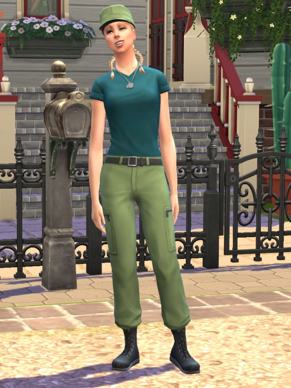  Sims Artists: Stranger Ville Career Militaire