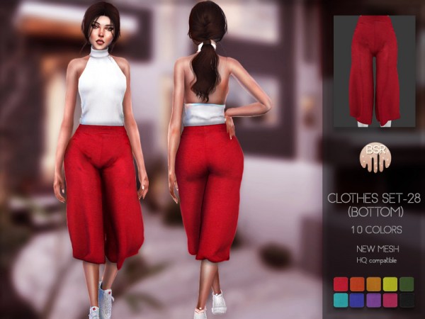  The Sims Resource: Clothes SET 28  pants by busra tr